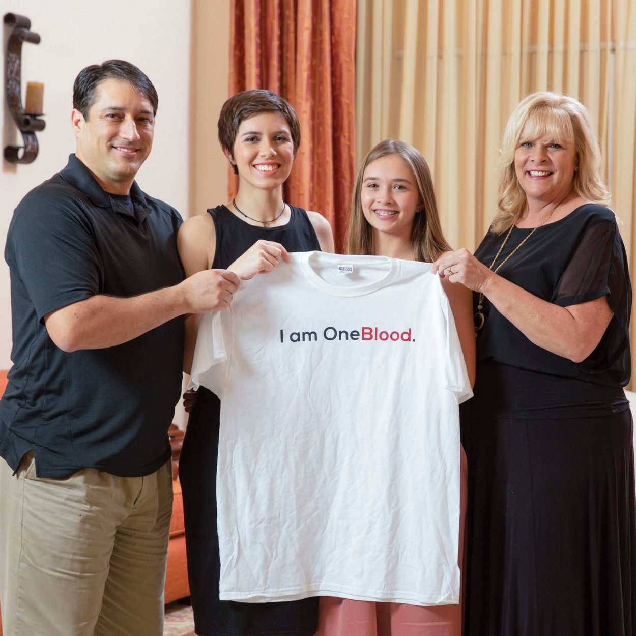 Mike and Family I am OneBlood March 2017