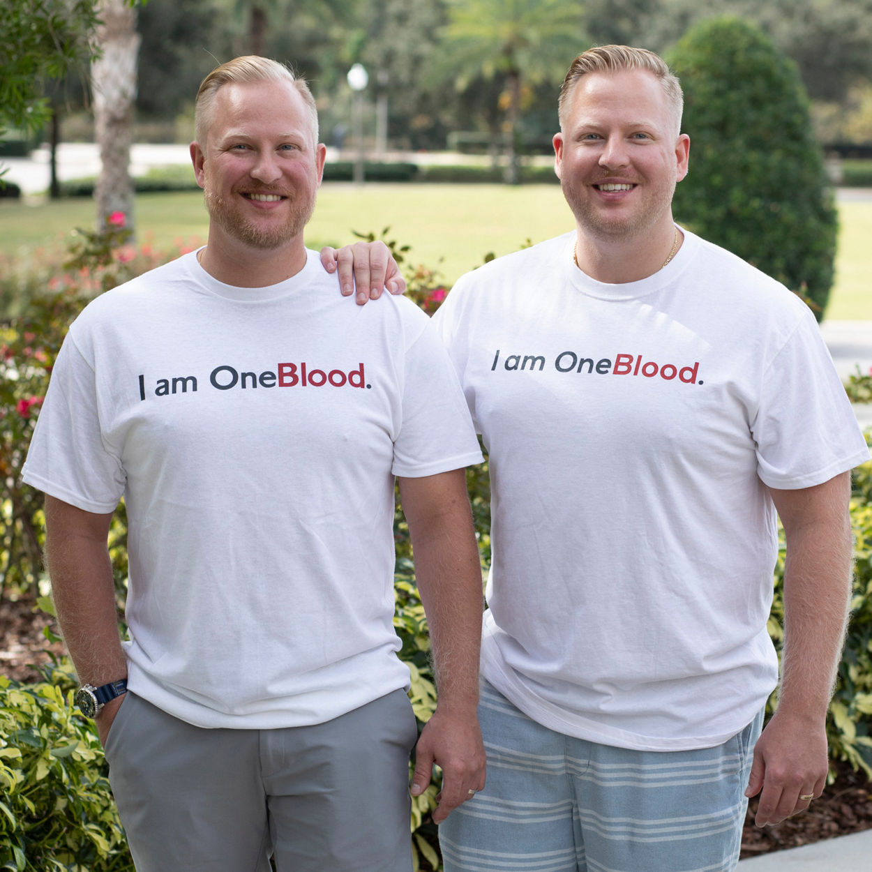 Stephen and Michael I am OneBlood March 2019