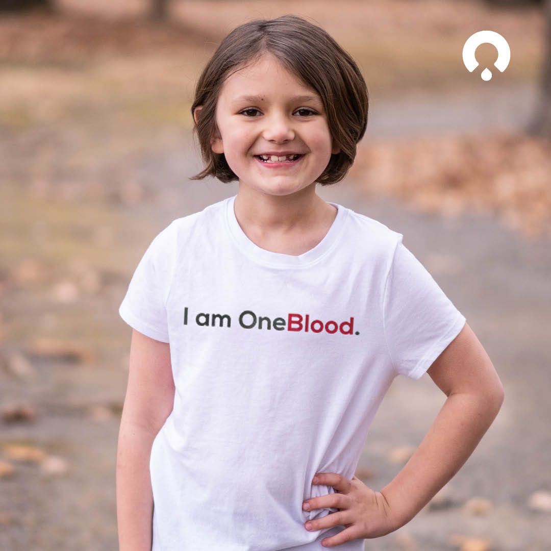 Merritt, childhood cancer survivor and blood donation recipient