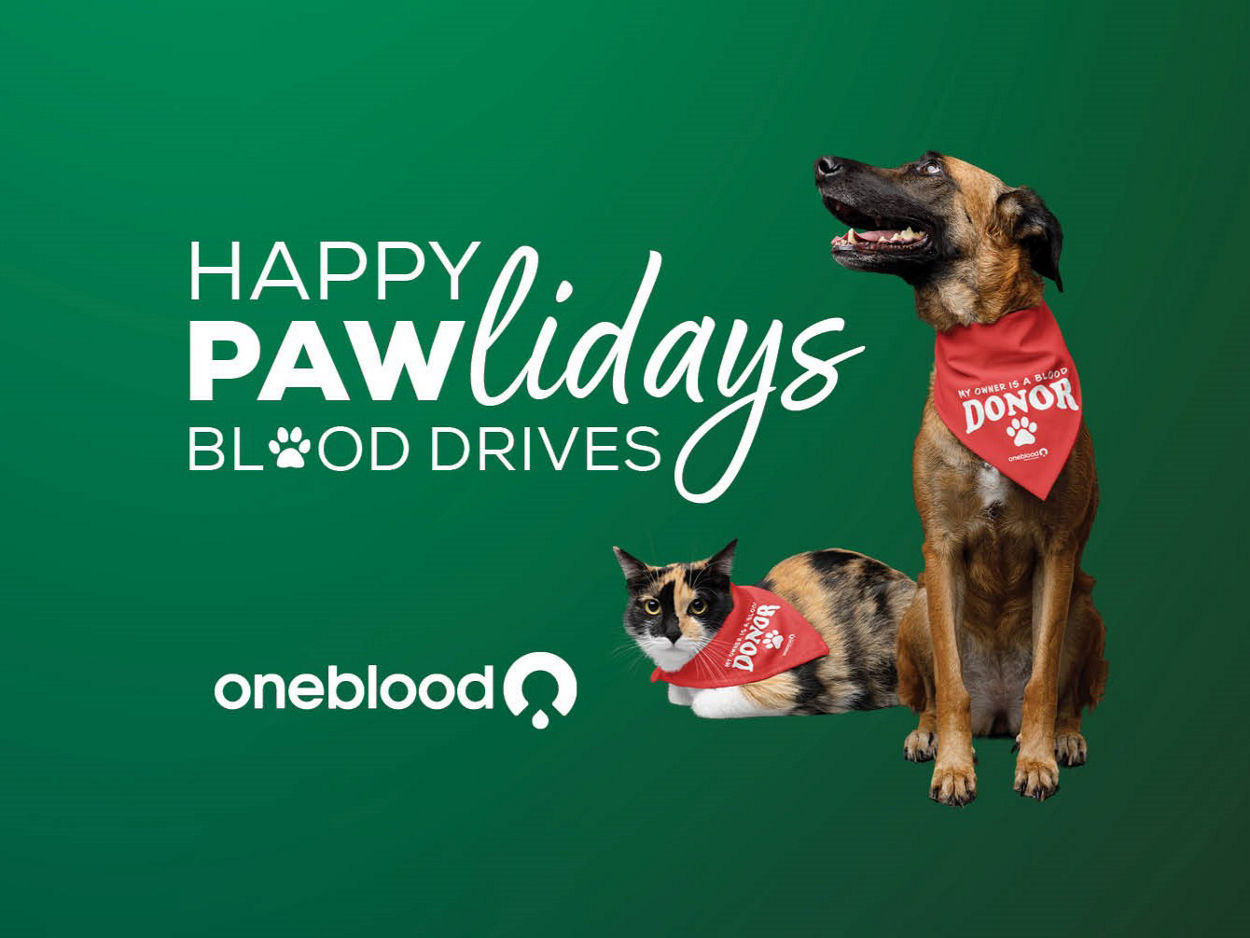 Announcing the First Ever Happy Pawlidays Blood Drives