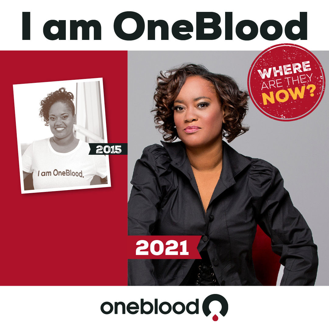 Singer Charlyce Simmons Celebrates Blood Donors
