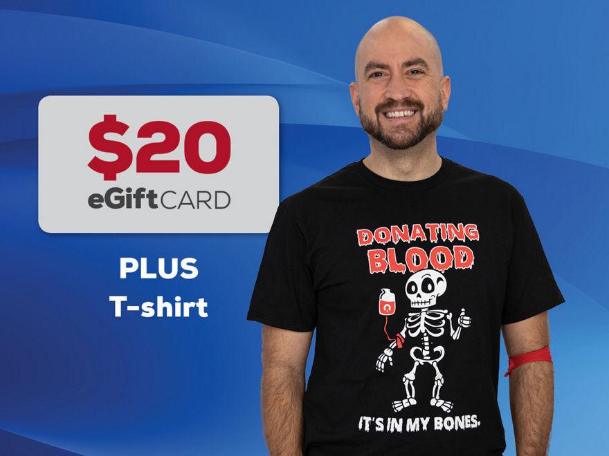 OneBlood's Halloween t-shirt