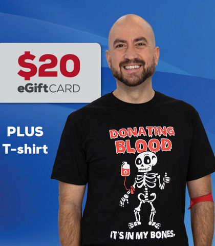 OneBlood's Halloween t-shirt
