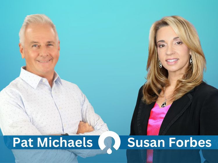 Podcast team Pat and Susan