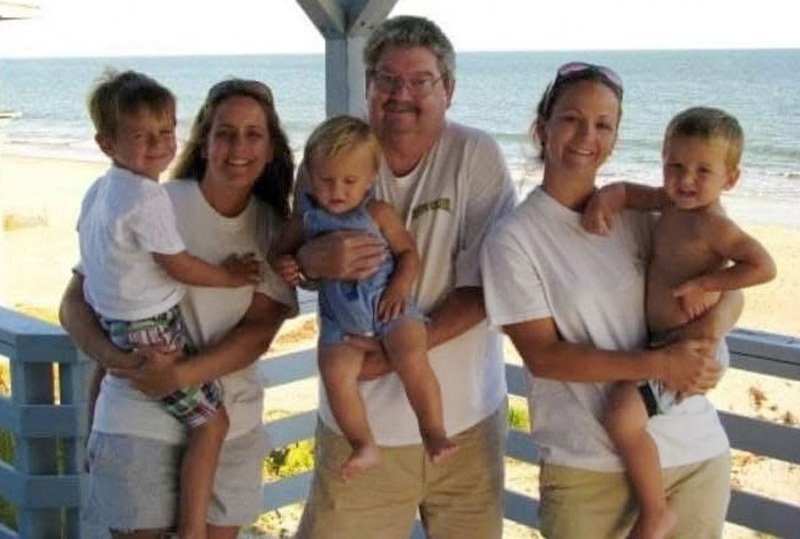 Raymond Baker with family