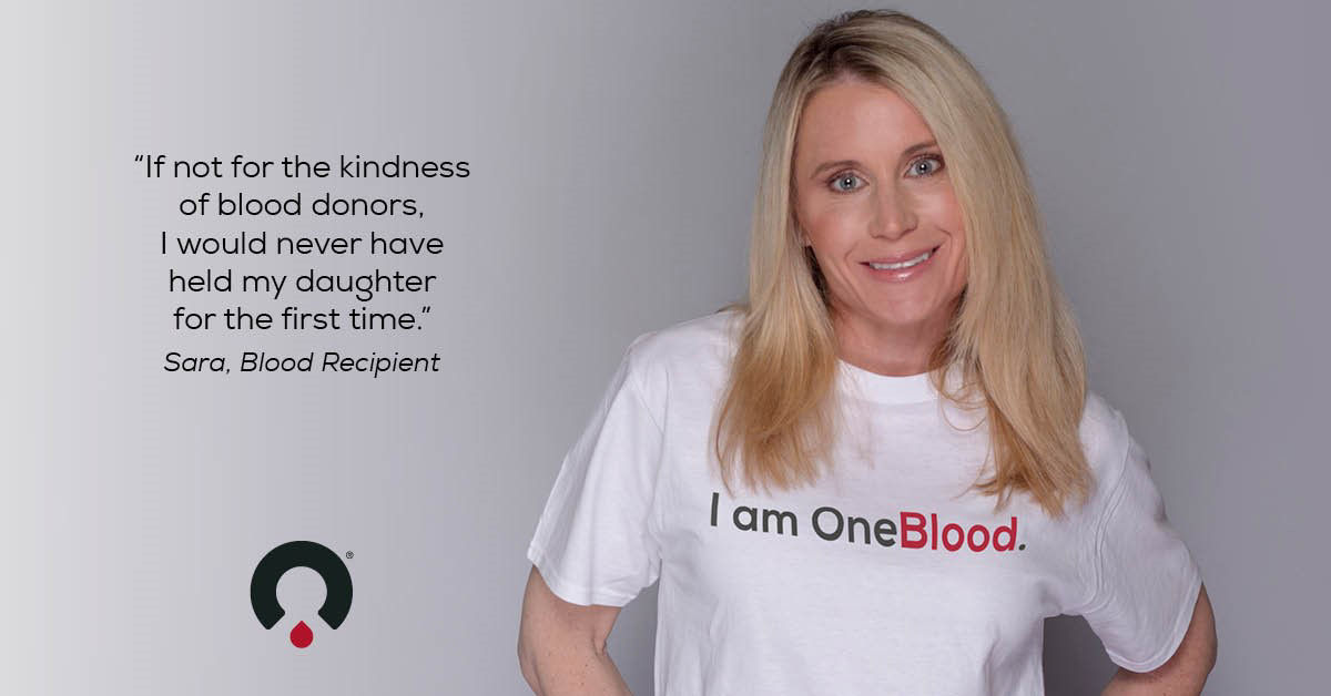 Blood recipient shares story of receiving blood after childbirth 