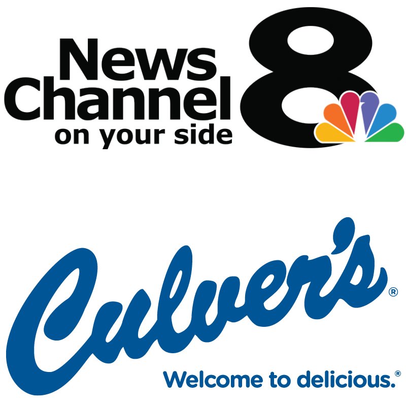 News Channel 8 On Your Side, Culver's logos